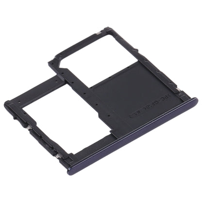For Samsung Galaxy A31 SIM Card Tray + Micro SD Card Tray (Black) - Card Tray by buy2fix | Online Shopping UK | buy2fix