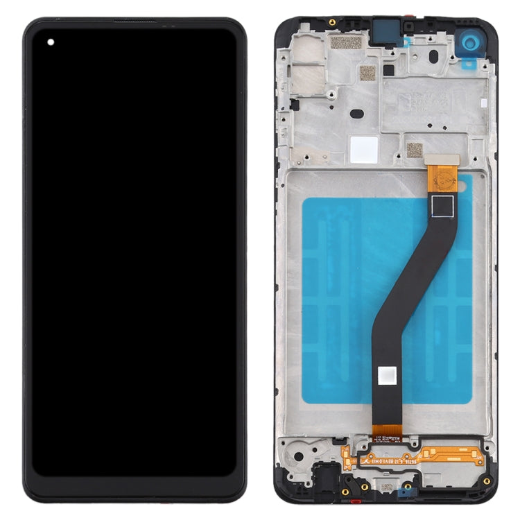 OEM LCD Screen for Samsung Galaxy A21 / SM-A215 Digitizer Full Assembly with Frame (Black) - LCD Screen by buy2fix | Online Shopping UK | buy2fix