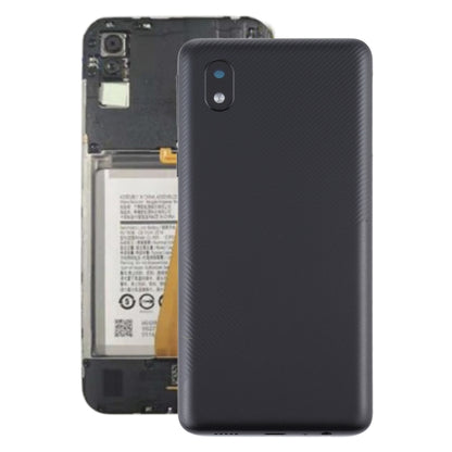 For Samsung Galaxy A01 Core SM-A013 Battery Back Cover (Black) - Back Cover by buy2fix | Online Shopping UK | buy2fix