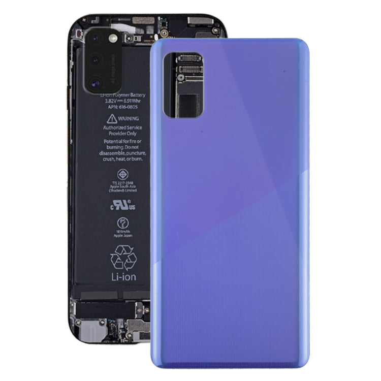 For Samsung Galaxy A41 Battery Back Cover (Blue) - Back Cover by buy2fix | Online Shopping UK | buy2fix