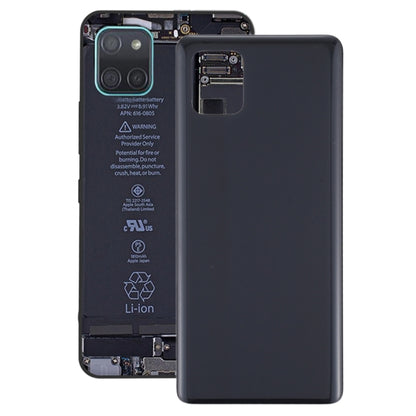 For Samsung Galaxy Note10 Lite Battery Back Cover (Black) - Back Cover by buy2fix | Online Shopping UK | buy2fix