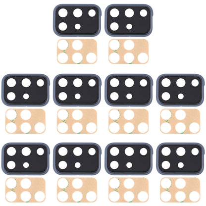 For Samsung Galaxy A71 10pcs Camera Lens Cover (Black) - Camera Series by buy2fix | Online Shopping UK | buy2fix