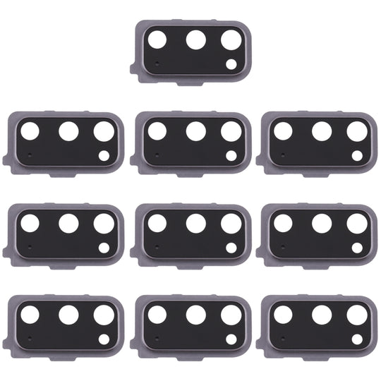 For Samsung Galaxy S20 10pcs Camera Lens Cover (Black)