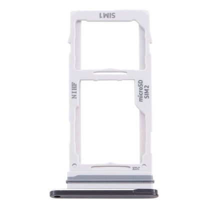 For Samsung Galaxy Note20 Ultra SIM Card Tray + SIM Card Tray / Micro SD Card Tray (Black) - Card Tray by buy2fix | Online Shopping UK | buy2fix
