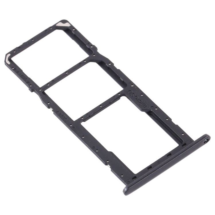 For Samsung Galaxy A11 SM-A115 SIM Card Tray + SIM Card Tray + Micro SD Card Tray (Black) - Card Tray by buy2fix | Online Shopping UK | buy2fix