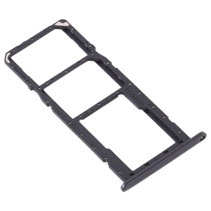 For Samsung Galaxy A11 SM-A115 SIM Card Tray + SIM Card Tray + Micro SD Card Tray (Black) - Card Tray by buy2fix | Online Shopping UK | buy2fix