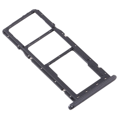 For Samsung Galaxy A11 SM-A115 SIM Card Tray + SIM Card Tray + Micro SD Card Tray (Black) - Card Tray by buy2fix | Online Shopping UK | buy2fix