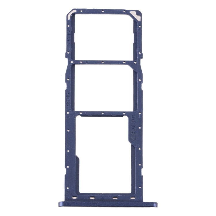 For Samsung Galaxy A11 SM-A115 SIM Card Tray + SIM Card Tray + Micro SD Card Tray (Blue) - Card Tray by buy2fix | Online Shopping UK | buy2fix