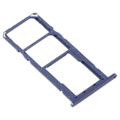 For Samsung Galaxy A11 SM-A115 SIM Card Tray + SIM Card Tray + Micro SD Card Tray (Blue) - Card Tray by buy2fix | Online Shopping UK | buy2fix