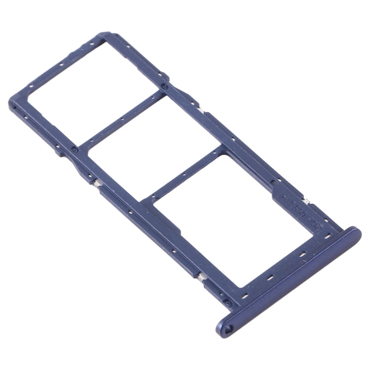 For Samsung Galaxy A11 SM-A115 SIM Card Tray + SIM Card Tray + Micro SD Card Tray (Blue) - Card Tray by buy2fix | Online Shopping UK | buy2fix