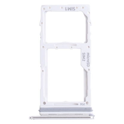 For Samsung Galaxy S10 Lite SM-G770 SIM Card Tray + SIM Card Tray / Micro SD Card Tray (Silver) - Card Tray by buy2fix | Online Shopping UK | buy2fix