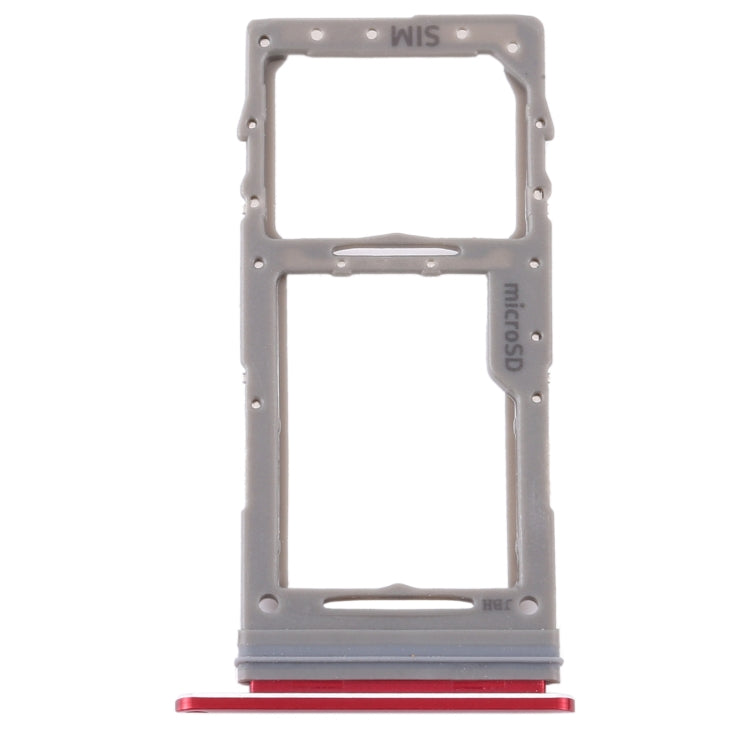 For Samsung Galaxy Note 10 Lite SM-N770 SIM Card Tray + Micro SD Card Tray (Red) - Card Tray by buy2fix | Online Shopping UK | buy2fix