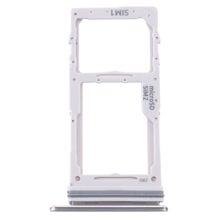 For Samsung Galaxy Note 10 Lite SM-N770 SIM Card Tray + SIM Card Tray / Micro SD Card Tray (Silver) - Card Tray by buy2fix | Online Shopping UK | buy2fix