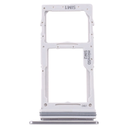 For Samsung Galaxy Note 10 Lite SM-N770 SIM Card Tray + SIM Card Tray / Micro SD Card Tray (Silver) - Card Tray by buy2fix | Online Shopping UK | buy2fix