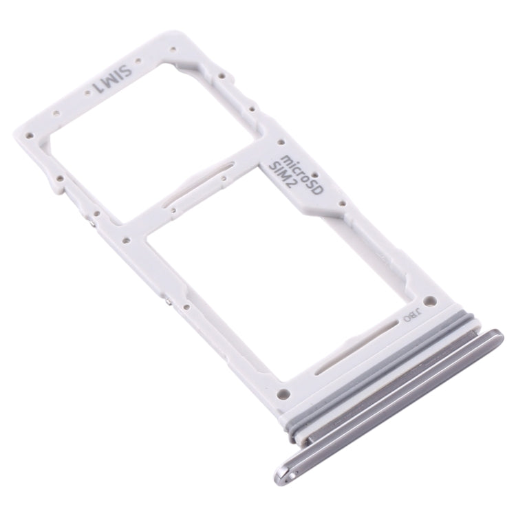 For Samsung Galaxy Note 10 Lite SM-N770 SIM Card Tray + SIM Card Tray / Micro SD Card Tray (Silver) - Card Tray by buy2fix | Online Shopping UK | buy2fix