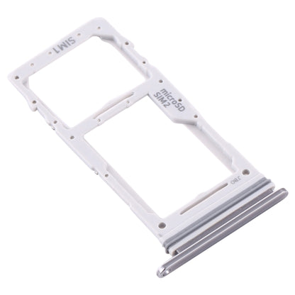 For Samsung Galaxy Note 10 Lite SM-N770 SIM Card Tray + SIM Card Tray / Micro SD Card Tray (Silver) - Card Tray by buy2fix | Online Shopping UK | buy2fix