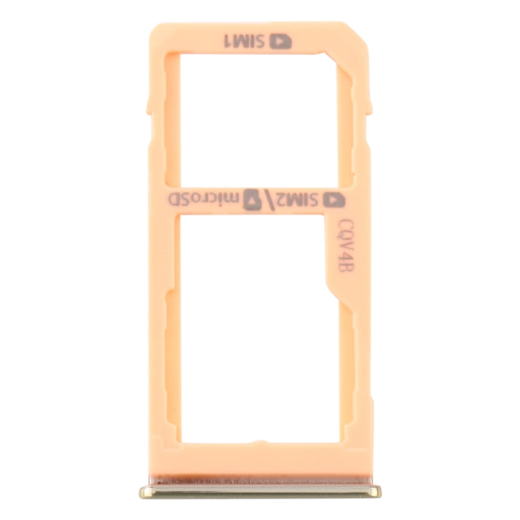 For Samsung Galaxy M40 SM-M405 SIM Card Tray + SIM Card Tray / Micro SD Card Tray (Orange) - Card Tray by buy2fix | Online Shopping UK | buy2fix