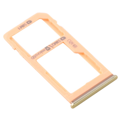 For Samsung Galaxy M40 SM-M405 SIM Card Tray + SIM Card Tray / Micro SD Card Tray (Orange) - Card Tray by buy2fix | Online Shopping UK | buy2fix