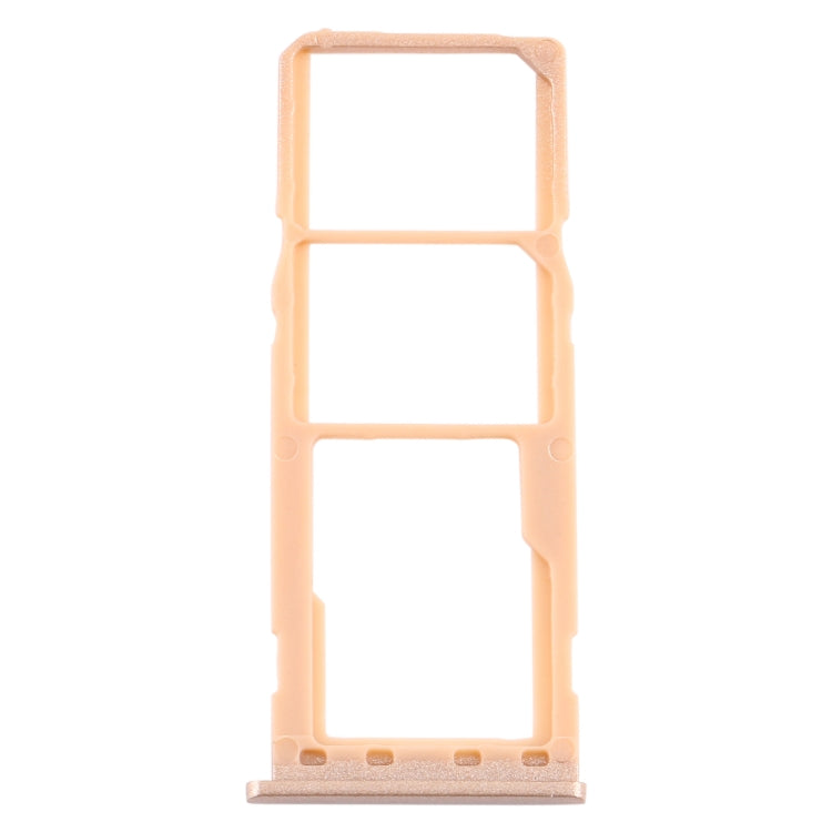 For Samsung Galaxy M10 SM-M105 SIM Card Tray + SIM Card Tray + Micro SD Card Tray (Gold) - Card Tray by buy2fix | Online Shopping UK | buy2fix