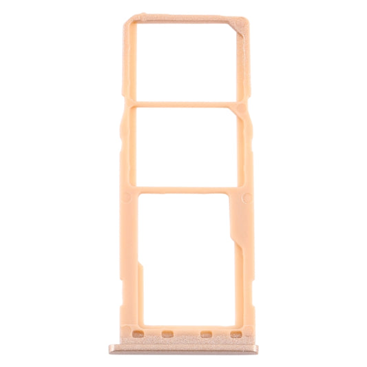 For Samsung Galaxy M10 SM-M105 SIM Card Tray + SIM Card Tray + Micro SD Card Tray (Gold) - Card Tray by buy2fix | Online Shopping UK | buy2fix