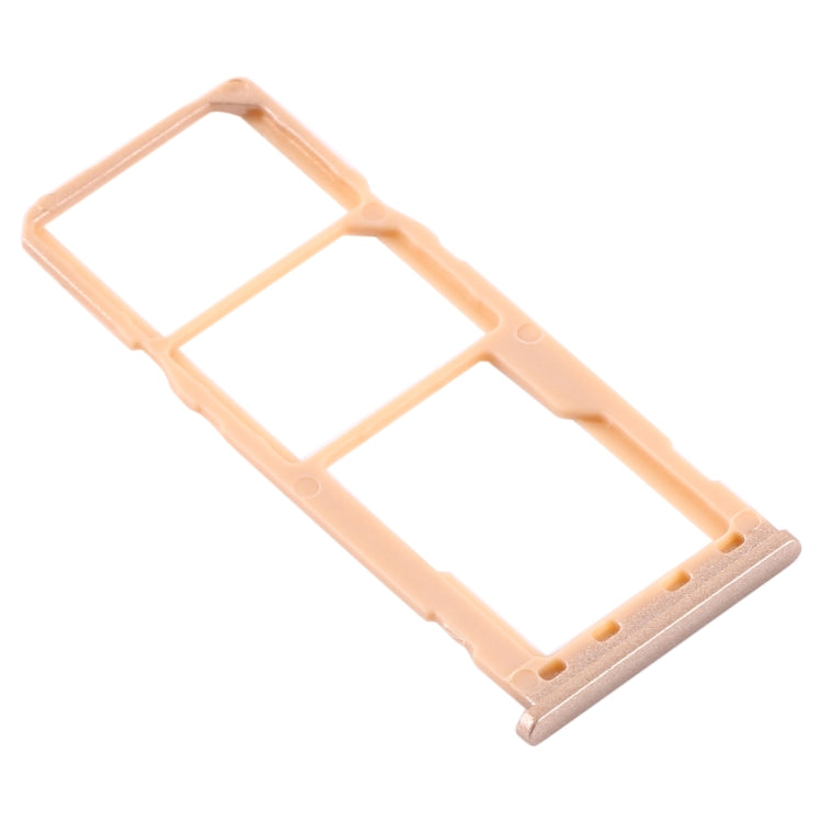 For Samsung Galaxy M10 SM-M105 SIM Card Tray + SIM Card Tray + Micro SD Card Tray (Gold) - Card Tray by buy2fix | Online Shopping UK | buy2fix