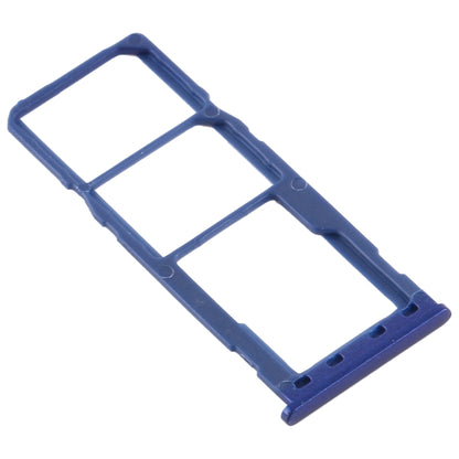 For Samsung Galaxy M10 SM-M105 SIM Card Tray + SIM Card Tray + Micro SD Card Tray (Blue) - Card Tray by buy2fix | Online Shopping UK | buy2fix