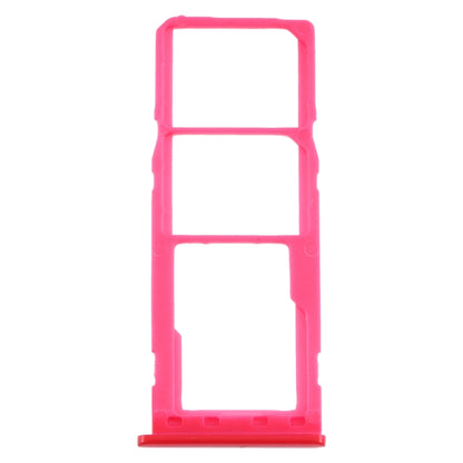 For Samsung Galaxy M10 SM-M105 SIM Card Tray + SIM Card Tray + Micro SD Card Tray (Red) - Card Tray by buy2fix | Online Shopping UK | buy2fix