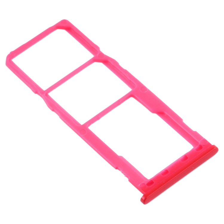 For Samsung Galaxy M10 SM-M105 SIM Card Tray + SIM Card Tray + Micro SD Card Tray (Red) - Card Tray by buy2fix | Online Shopping UK | buy2fix