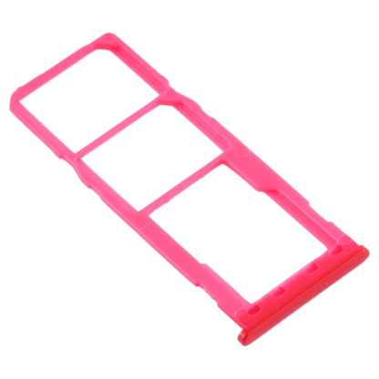 For Samsung Galaxy M10 SM-M105 SIM Card Tray + SIM Card Tray + Micro SD Card Tray (Red) - Card Tray by buy2fix | Online Shopping UK | buy2fix