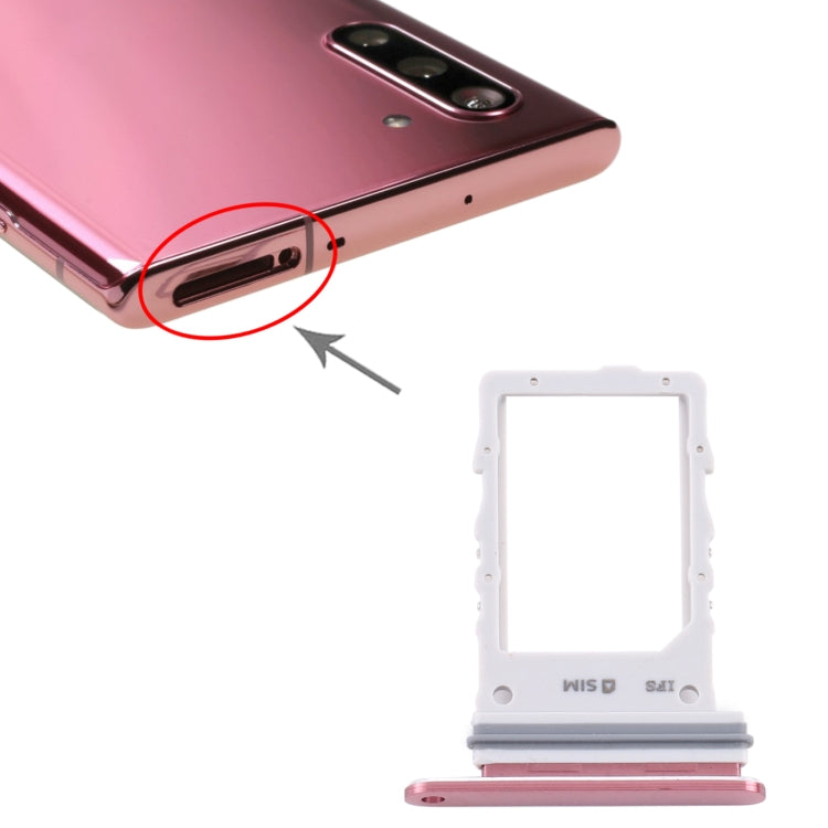 For Samsung Galaxy Note10 5G SIM Card Tray (Pink) - Card Tray by buy2fix | Online Shopping UK | buy2fix