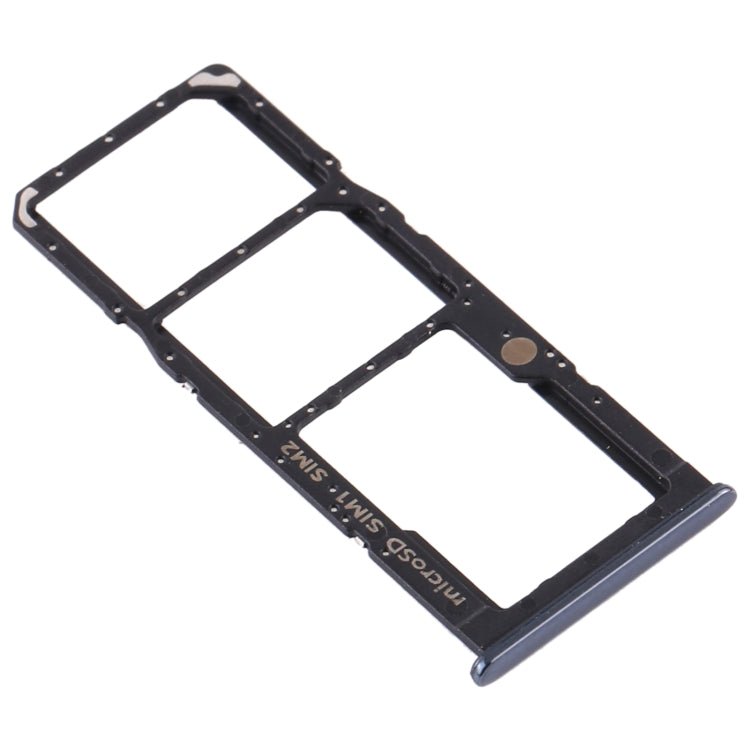 For Samsung Galaxy A50s SM-A507 SIM Card Tray + SIM Card Tray + Micro SD Card Tray (Black) - Card Tray by buy2fix | Online Shopping UK | buy2fix