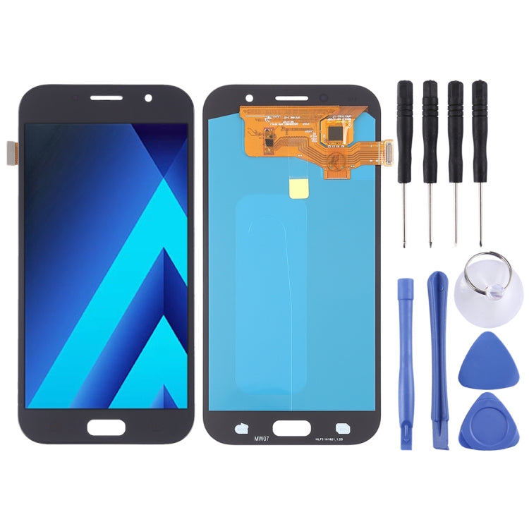 OLED LCD Screen for Galaxy A7 (2017), A720F, A720F/DS with Digitizer Full Assembly (Black) - LCD Screen by buy2fix | Online Shopping UK | buy2fix