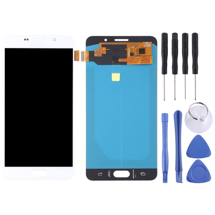 LCD Screen and Digitizer Full Assembly (OLED Material ) for Galaxy A7 (2016), A710F, A710F/DS, A710FD, A710M, A710M/DS, A710Y/DS, A7100(White) - LCD Screen by buy2fix | Online Shopping UK | buy2fix
