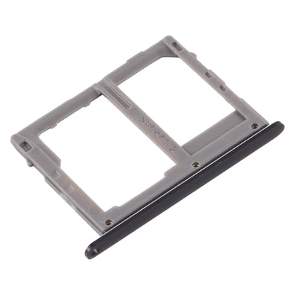 For Samsung Galaxy A8 Star / A9 Star SM-G8850 SIM Card Tray + SIM Card Tray / Micro SD Card Tray (Black) - Card Tray by buy2fix | Online Shopping UK | buy2fix