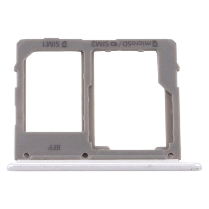 For Samsung Galaxy A8 Star / A9 Star SM-G8850 SIM Card Tray + SIM Card Tray / Micro SD Card Tray (Silver) - Card Tray by buy2fix | Online Shopping UK | buy2fix