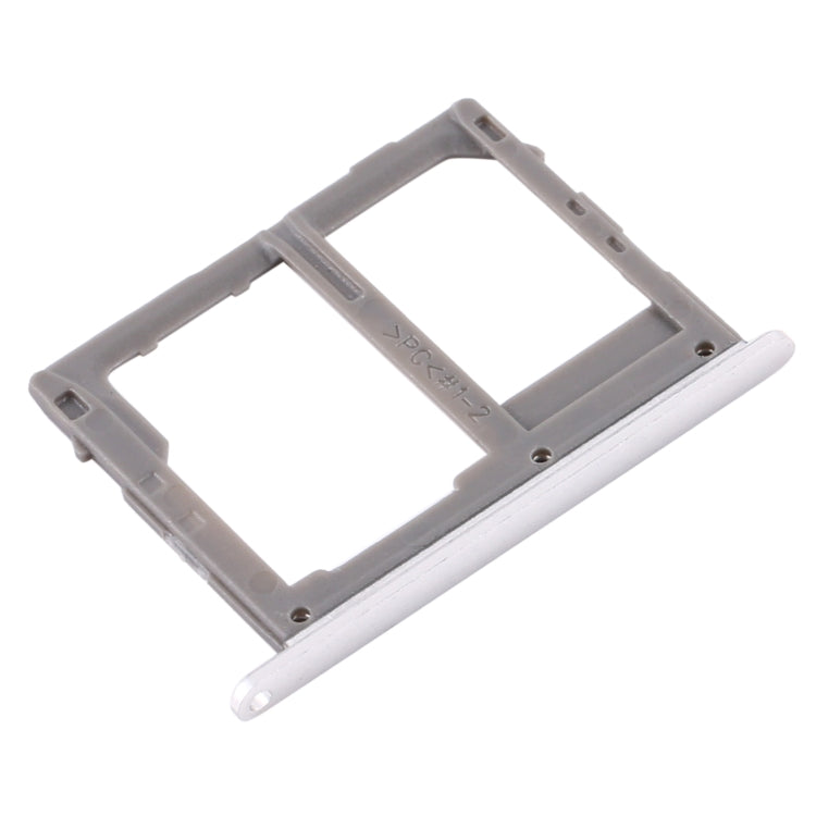 For Samsung Galaxy A8 Star / A9 Star SM-G8850 SIM Card Tray + SIM Card Tray / Micro SD Card Tray (Silver) - Card Tray by buy2fix | Online Shopping UK | buy2fix