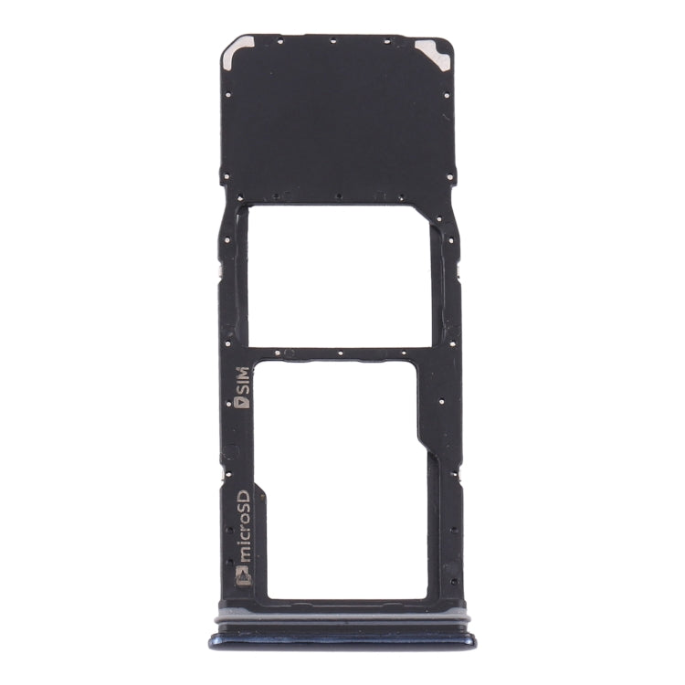 For Samsung Galaxy A9 (2018) SM-A920 SIM Card Tray + Micro SD Card Tray (Black) - Card Tray by buy2fix | Online Shopping UK | buy2fix