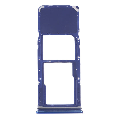 For Samsung Galaxy A9 (2018) SM-A920 SIM Card Tray + Micro SD Card Tray (Blue) - Card Tray by buy2fix | Online Shopping UK | buy2fix