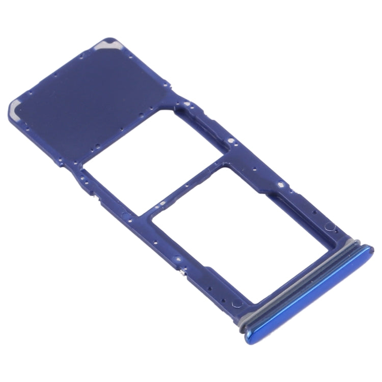 For Samsung Galaxy A9 (2018) SM-A920 SIM Card Tray + Micro SD Card Tray (Blue) - Card Tray by buy2fix | Online Shopping UK | buy2fix