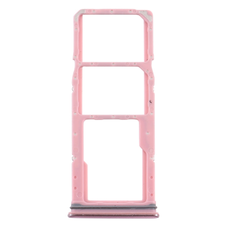 For Samsung Galaxy A9 (2018) SM-A920 SIM Card Tray + SIM Card Tray + Micro SD Card Tray (Pink) - Card Tray by buy2fix | Online Shopping UK | buy2fix