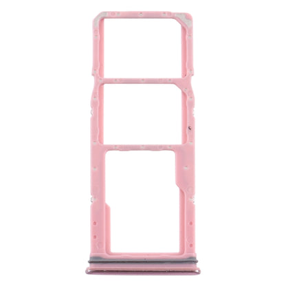 For Samsung Galaxy A9 (2018) SM-A920 SIM Card Tray + SIM Card Tray + Micro SD Card Tray (Pink) - Card Tray by buy2fix | Online Shopping UK | buy2fix