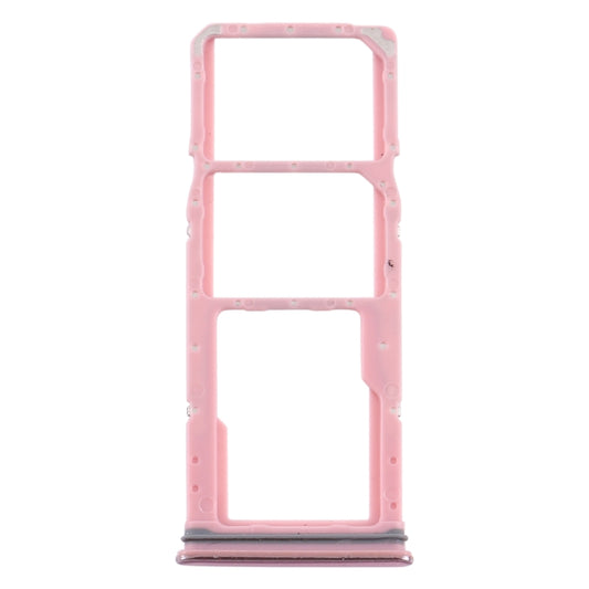 For Samsung Galaxy A9 (2018) SM-A920 SIM Card Tray + SIM Card Tray + Micro SD Card Tray (Pink) - Card Tray by buy2fix | Online Shopping UK | buy2fix