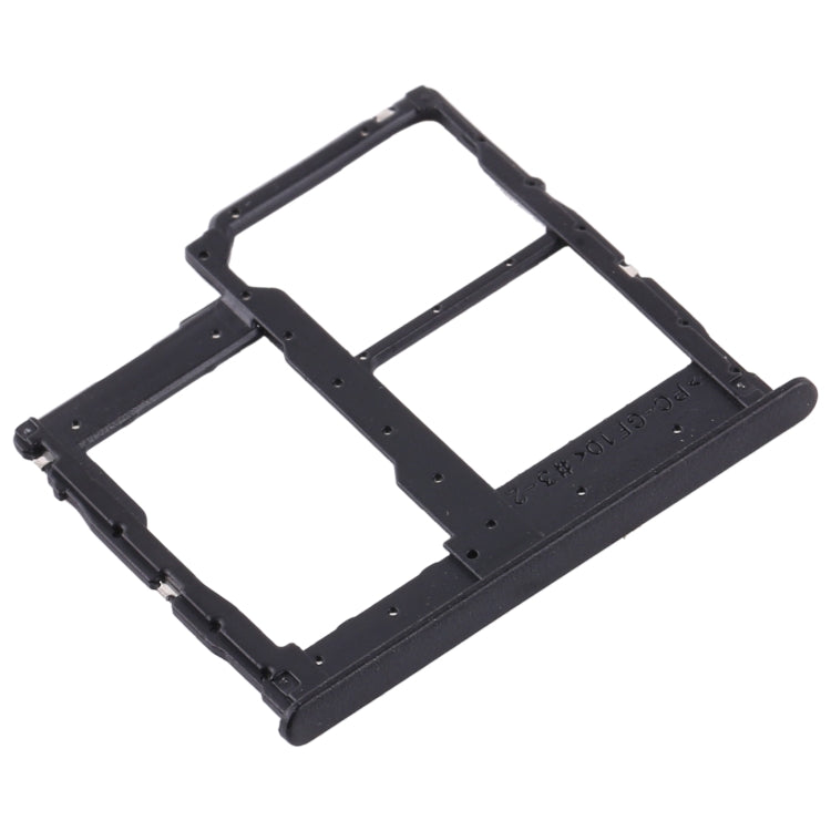 For Samsung Galaxy A01 Core SM-A013 SIM Card Tray + SIM Card Tray + Micro SD Card Tray (Black) - Card Tray by buy2fix | Online Shopping UK | buy2fix