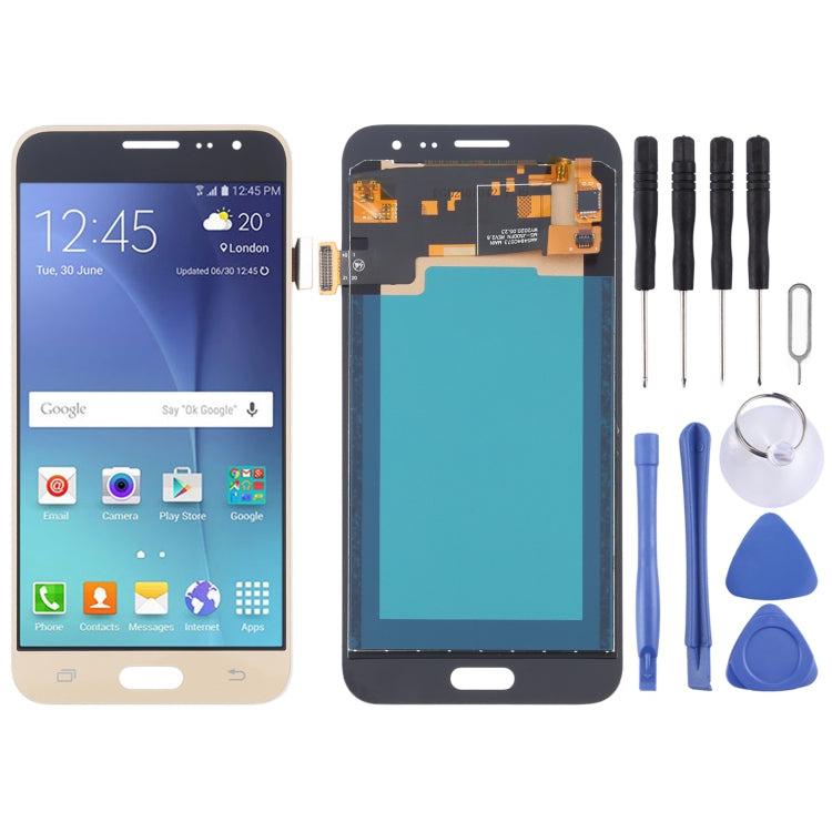 TFT LCD Screen for Galaxy J5 (2015) J500F, J500FN, J500F/DS, J500G, J500M with Digitizer Full Assembly (Gold) - LCD Screen by buy2fix | Online Shopping UK | buy2fix