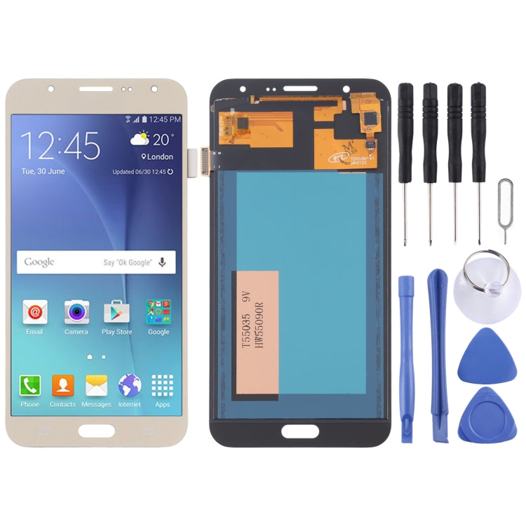 TFT Material LCD Screen and Digitizer Full Assembly for Galaxy J7 (2015) / J700F, J700F/DS, J700H/DS, J700M, J700M/DS, J700T, J700P(Gold) - LCD Screen by buy2fix | Online Shopping UK | buy2fix