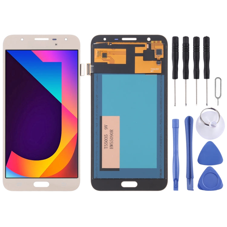 TFT Material LCD Screen and Digitizer Full Assembly for Galaxy J7 Neo / J701, J7 Nxt, J7 Core, J701F/DS, J701M(Gold) - LCD Screen by buy2fix | Online Shopping UK | buy2fix
