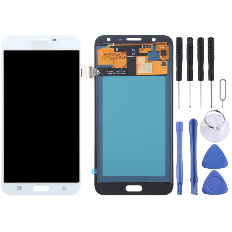TFT Material LCD Screen and Digitizer Full Assembly for Galaxy J7 Neo / J701, J7 Nxt, J7 Core, J701F/DS, J701M(White) - LCD Screen by buy2fix | Online Shopping UK | buy2fix