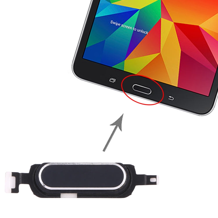 Home Key for Samsung Galaxy Tab 4 8.0 SM-T330/T331(Black) - Home key & Side Key by buy2fix | Online Shopping UK | buy2fix