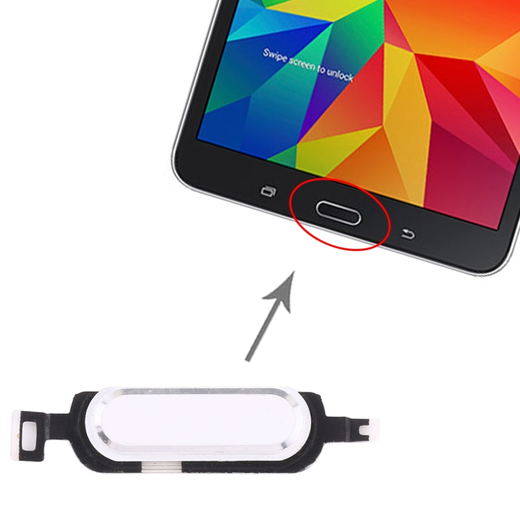 Home Key for Samsung Galaxy Tab 4 8.0 SM-T330/T331(White) - Home key & Side Key by buy2fix | Online Shopping UK | buy2fix