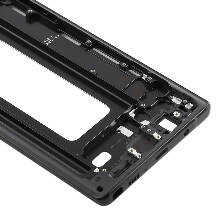 For Galaxy Note9 Front Housing LCD Frame Bezel (Black) - Frame Bezel Plate by buy2fix | Online Shopping UK | buy2fix